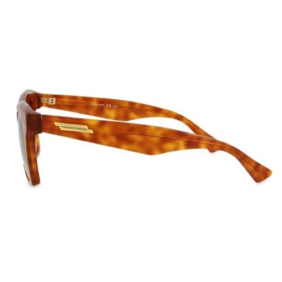 NWT BOTTEGA VENETA HAVANA-HAVANA BROWN SUNGLASSES JAPAN 🇯🇵 Made BV1061S UNISEX - Picture 3 of 16